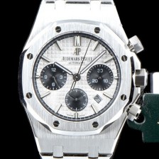 홍콩명품 [오데마피게] 남성용 신상 업데이트! 로얄오크 오프쇼어 26327TI.OO.D004CA.01 크로노그래프 화이트 와플 다이얼 브레이슬릿 오토매틱 무브먼트 AUD0204  