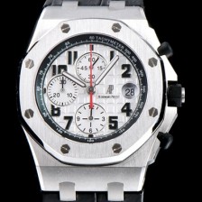 홍콩명품 [오데마피게] 남성용 로얄오크 오프쇼어 26170ST.OO.D305CR.01 블랙 테마 에디션!!크로노그래프 화이트 와플 다이얼 오토매틱 무브먼트 AUD0250  