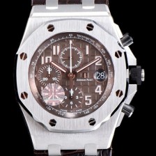 홍콩명품 [오데마피게] 남성용 NEW MOVT UP!! 로얄오크 오프쇼어 26470ST.OO.A820CR.01 크로노그래프 브라운 와플 다이얼 오토매틱 무브먼트 AUD0205  