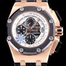 홍콩명품 [오데마피게] 남성용 로얄오크 오프쇼어 루벤 바리첼로 블랙 세라믹 베젤 크로노그래프 스켈레톤 다이얼 오토매틱 무브먼트 AUD0255  