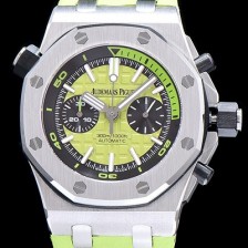 홍콩명품 [오데마피게] 남성용 로얄오크 오프쇼어 크로노그래프 그린 다이얼 오토매틱 무브먼트 AUD0451  