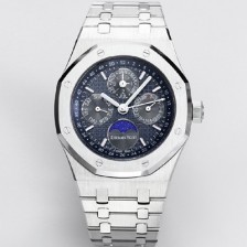 홍콩명품 [오데마피게] 남성용 로얄오크 26574 퍼페츄얼 캘린더 문페이즈 41mm 다크 블루 다이얼 신형 5134 오토매틱 무브먼 AUD4204  