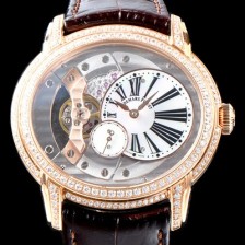 홍콩명품 [오데마피게] 남성용 밀레어리 럭셔리 베젤 투라인 77247OR.ZZ.A812CR.01 18K 로즈골드 실버&골드 스켈레톤 다이얼 오토매틱 무브먼트 AUD0113  