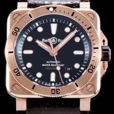 홍콩명품 [벨엔로즈] 남성용 2018년 신형다이버워치 UP!! 인스트루먼트 BR0392-D-BL-BR/SCA 고급스러운18K 로즈골드 블랙 다이얼 오리지날 미요타 9시리즈 오토매틱 무브먼트 BEL4200  