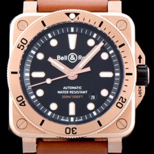 홍콩명품 [벨엔로즈] 남성용 2018년 신형다이버워치 UP!! 인스트루먼트 BR0392-D-BL-BR/SCA 고급스러운18K 로즈골드 블랙 다이얼 오토매틱 무브먼트 BEL4250  