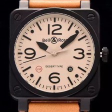 홍콩명품 [벨엔로스] 남성용 에비에이션 리미티드 데져트 타입 리미티드 에디션 화이트다이얼 BEL4204  