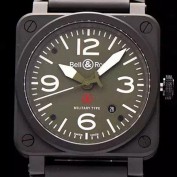 홍콩명품 [벨엔로스] 남성용 에비에이션 밀리터리 타입 지아이조 오토메틱 그린다이얼 BEL4210  