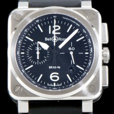 홍콩명품 [벨엔로즈] 남성용 인스트루먼트 BR 03-94 STEEL 크로노그래프-스틸42mm 블랙 다이얼 오토매틱 무브먼트 BEL4250  