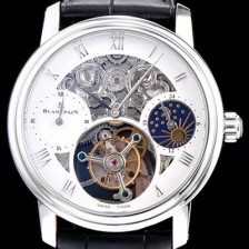 홍콩명품 [블랑팡] 남성용 VIP타입 리얼 뚜르비용 화이트 다이얼 투어빌론 무브먼트 BLA4200  