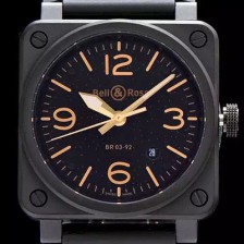 홍콩명품 [벨엔로즈] 남성용 인스트루먼트 03 오토메틱 블랙 다이얼 오토매틱 무브먼트 BEL4200  
