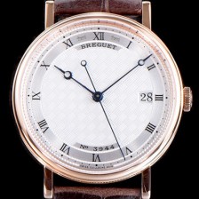 홍콩명품 [브레게] 남성용 클래식 No.3944 최신버전 업그레이드형 5177BR/15/9V6 18K 로즈 골드 실버 텍스쳐드 다이얼 오토매틱 무브먼트 BRG0445  