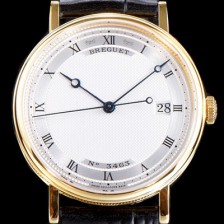 홍콩명품 [브레게] 남성용 클래식 No.3463 최신버전 업그레이드형 5177BA/12/9V6 18K 옐로우 골드 실버 텍스쳐드 다이얼 오토매틱 무브먼트 BRG0441  