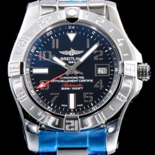 홍콩명품 [브라이틀링] 남성용 어벤져II A3239011|BC34|170A 씨 울프 크로노미터 블랙 다이얼 브레이슬릿 오토매틱 무브먼트 BRE0205  