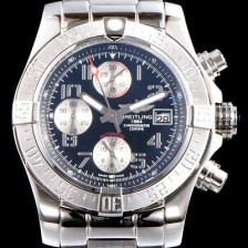 홍콩명품 [브라이틀링] 남성용 슈퍼 어벤져II A1338111|BC33|170A 크로노그래프 블랙 다이얼 브레이슬릿 오토매틱 무브먼트 BRE0250  
