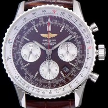 홍콩명품 [브라이틀링] 남성용 네비타이머 크로노그래프 브라운 다이얼 오토매틱 무브먼트 BRE0410  