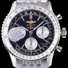 홍콩명품 [브라이틀링] 남성용 네이비타이머 크로노그래프 블랙 다이얼 오토매틱 무브먼트 BRE0211  