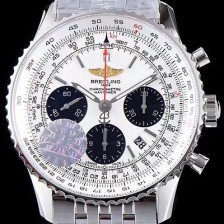 홍콩명품 [브라이틀링] 남성용 네비타이머 크로노그래프 화이트 다이얼 오토매틱 무브먼트 BRE0214  