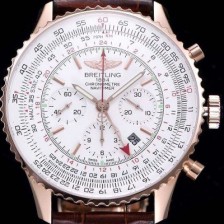 홍콩명품 [브라이틀링] 남성용 네비타이머 크로노그래프 화이트 다이얼 오토매틱 무브먼트 BRE0450  