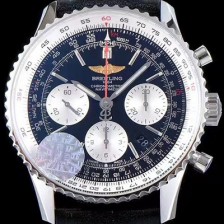 홍콩명품 [브라이틀링] 남성용 네이비타이머 크로노그래프 블랙 다이얼 오토매틱 무브먼트 BRE0224  