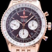 홍콩명품 [브라이틀링] 남성용 네비타이머 크로노그래프 브라운 다이얼 오토매틱 무브먼트 BRE0410  