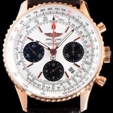 홍콩명품 [브라이틀링] 남성용 신형 네비타이머 RB0127121G1P1 베스트인기모델!!크로노그래프 18K 로즈골드 화이트 다이얼 오토매틱 무브먼트 BRE0200  