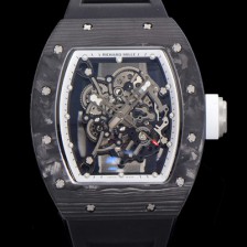 홍콩명품 [리차드밀레] 남성용 RM055 NTPT 카본케이스 50미리 스켈레톤 다이얼 기계식 수동형 무브먼트 RIC73898  