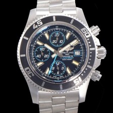 홍콩명품 [브라이틀링] 남성용 에어로마린 슈퍼오션 어비스 크로노그래프 오토매틱 Eta7750-2 타입 44mm 메탈시계 블랙다이얼 bre4983  