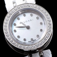 홍콩명품 [불가리] 여성용 비 제로원 화이트 다이얼 쿼츠 무브먼트 BVL4204  