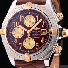 홍콩명품 [브라이틀링] 남성용 크로노매트 크로노그래프 브라운 다이얼 오토매틱 무브먼트 BRE0240  