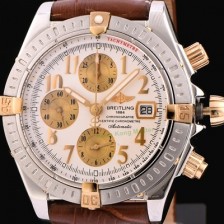 홍콩명품 [브라이틀링] 남성용 크로노매트 크로노그래프 화이트 다이얼 오토매틱 무브먼트 BRE0241  