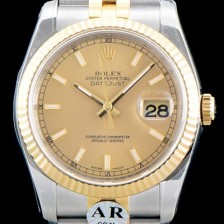 홍콩명품 [로렉스] 남성용 데이져스트 116233 고급스러운 18K 옐로우골드 투톤콤비 샴페인 컬러 다이얼 오토매틱 무브먼트 ROL0545  