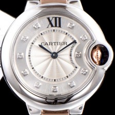 홍콩명품 [까르띠에] 남성용 신형 레이디 쿼츠타입!! 발롱블루 드 까르띠에 WE902030 18K 로즈골드 투톤콤비 화이트 실버 썬더스트 다이얼 브레이슬릿 일본 수입산 Cal.057 타입 쿼츠 무브먼트 CAR0000  