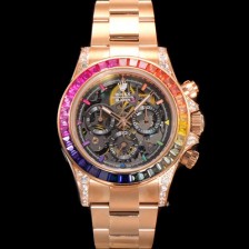 홍콩명품 [로렉스]남성용 데이토나 40mm 크로노그래프 18k 로즈골드 오토매틱 Cal.4130 무브먼트 스켈레톤 다이얼 rol5380  