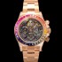 홍콩명품 [로렉스]남성용 데이토나 40mm 크로노그래프 18k 로즈골드 오토매틱 Cal.4130 무브먼트 스켈레톤 다이얼 rol5380  