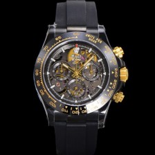 홍콩명품 [로렉스]남성용 데이토나 세라믹 베젤 40mm 크로노그래프 오토매틱 Cal.4130 무브먼트 스켈레톤 다이얼 rol5379  