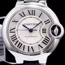 홍콩명품 [까르띠에] 남성용 신형 UP!!발롱블루 드 까르띠에 W6900556 33-36mm 사이즈 화이트 실버 썬더스트 다이얼 오토매틱 무브먼트 CAR0030  
