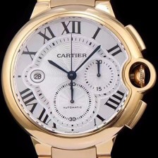 홍콩명품 [까르띠에] 남성용 발롱블루 드 까르띠에 W6920008화이트 다이얼 크로노그래프 업버전 7750-2 오토매틱 무브먼트 CAR0101  