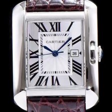 홍콩명품 [까르띠에] 남성용 탱크 W5310031 워치 화이트 다이얼 스위스 정품 쿼츠 무브먼트 CAR0051  