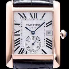 홍콩명품 [까르띠에] 남성용 탱크 화이트 다이얼 오토매틱 무브먼트 CAR0010  