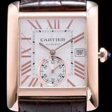 홍콩명품 [까르띠에] 남성용 탱크 화이트 다이얼 오토매틱 무브먼트 CAR0011  
