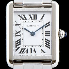홍콩명품 [까르띠에] 여성용 탱크 로마 인덱스 화이트 다이얼 쿼츠 무브먼트 CAR0500  