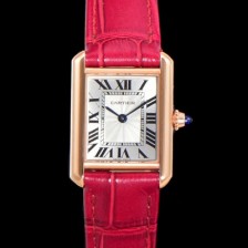 홍콩명품 [까르띠에] 여성용 탱크 WGTA0010 쥬얼 18K 로즈골드 화이트 실버 썬더스트 다이얼 쿼츠 무브먼트 car69352  