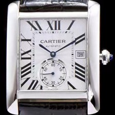 홍콩명품 [까르띠에] 남성용 탱크 화이트 다이얼 오토매틱 무브먼트 CAR0015  