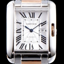 홍콩명품 [까르띠에] 남성용 탱크 W5310007 화이트 다이얼 쿼츠 므브먼트 CAR0531  