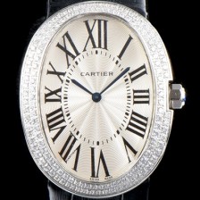 홍콩명품 [까르띠에] 여성용//커플 베누아 스위스 쿼츠 쥬얼리 베젤 화이트 다이얼 CAR0340  