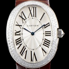 홍콩명품 [까르띠에] 여성용 베누아 스위스 쿼츠 쥬얼리 베젤 화이트 다이얼 CAR0344  