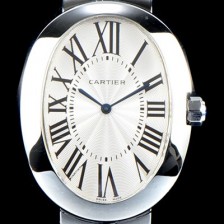 홍콩명품 [까르띠에] 여성용 베누아 워치 W8000006 라지 모델 화이트 다이얼 스위스 쿼츠 무브먼트 CAR0051  