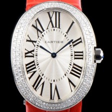 홍콩명품 [까르띠에] 여성용 베누아 스위스 쿼츠 쥬얼리 베젤 화이트 다이얼 CAR0301  