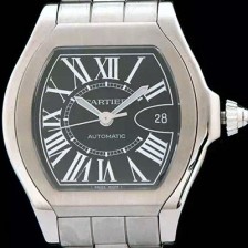 홍콩명품 [까르띠에] 남성용 로드스터 스위스 2824 무브먼트 블랙 다이얼 CAR0304  