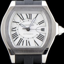 홍콩명품 [까르띠에] 남성용 로드스터 스위스 2824 무브먼트 화이트 다이얼 CAR0011  